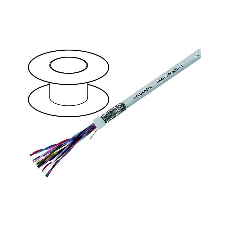 Cablu Ecranat LiYCY-P 5x2x0,75mm2 Cupru Cositorit | Electronic-mag.ro | Componente Electronice