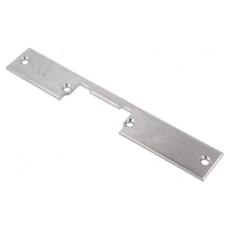 Placă Frontală Scurtă Oțel Inoxidabil 25x160 mm | Electronic-mag.ro | Componente Electronice