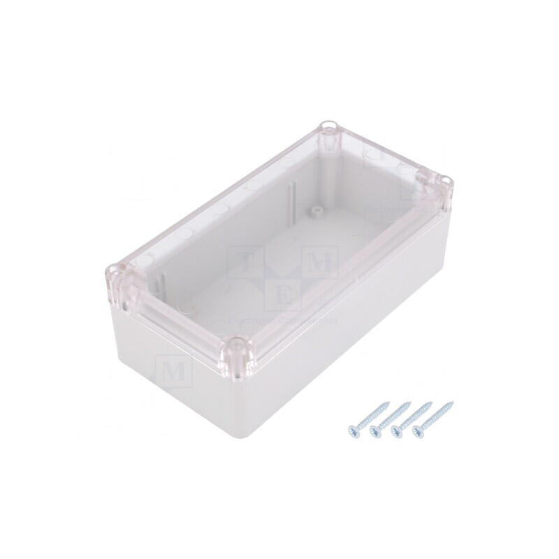 Carcasă Universală ABS Gri 82mm x 158mm x 55mm cu Garnitură | Electronic-mag.ro | Componente Electronice