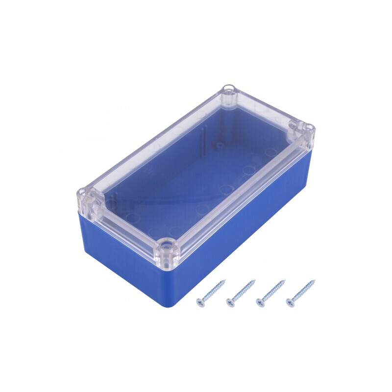 Carcasă universală ABS albastru IP65 82x158x55mm | Electronic-mag.ro | Componente Electronice