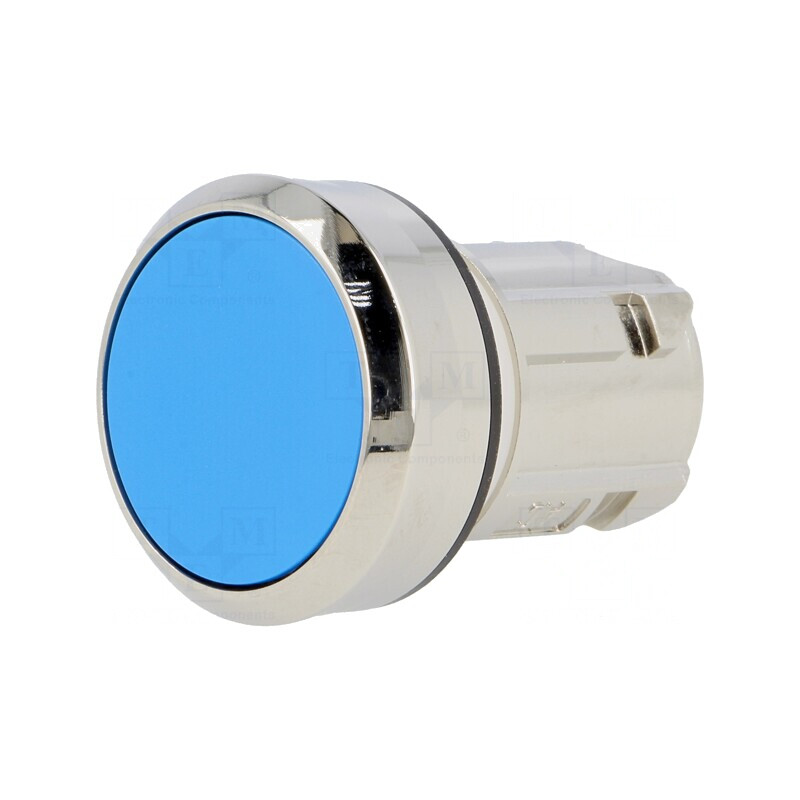 Comutator apăsare 22mm albastru | Electronic-mag.ro | Componente Electronice