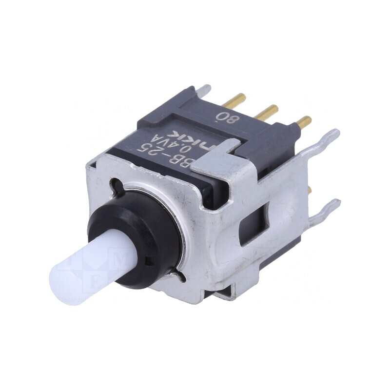 Comutator DPDT cu Apăsare 28VAC 0.01A | Electronic-mag.ro | Componente Electronice