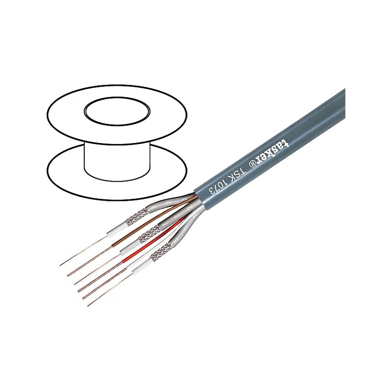 Cablu AV neecranat gri 100m | Electronic-mag.ro | Componente Electronice
