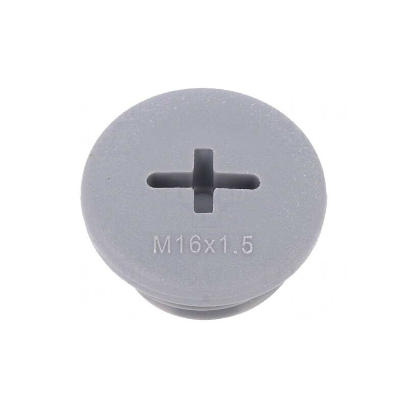 Capac Protecţie Poliamidă Gri M16 1,5 7mm - Set 10 Buc. | Electronic-mag.ro | Componente Electronice