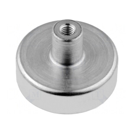 Magnet Ferită 8mm 80N 32mm Filet M4 | Electronic-mag.ro | Componente Electronice