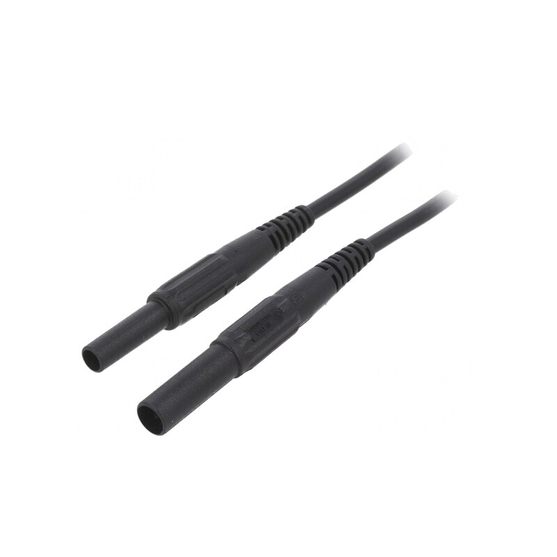 Cablu de măsurare 19A soclu banană 4mm - mufă banană 4mm | Electronic-mag.ro | Componente Electronice