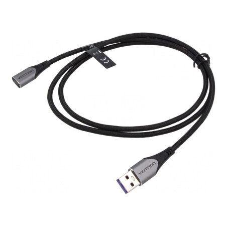 Cablu Magnetic USB 2.0 1m Negru 480Mbps | Electronic-mag.ro | Componente Electronice