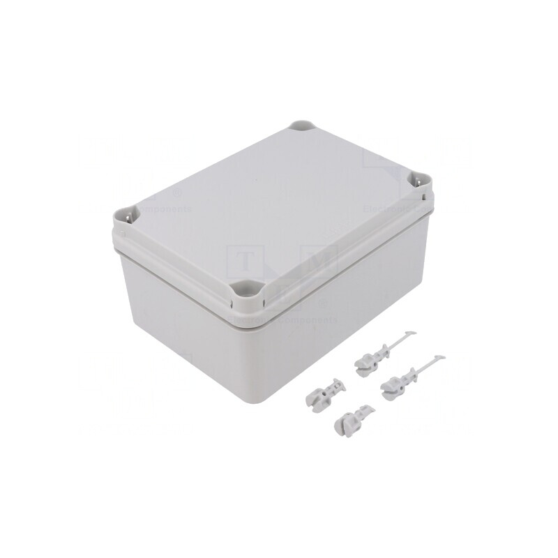 Carcasă Universală Gri Deschis 119mm x 164mm x 79mm IK07 | Electronic-mag.ro | Componente Electronice