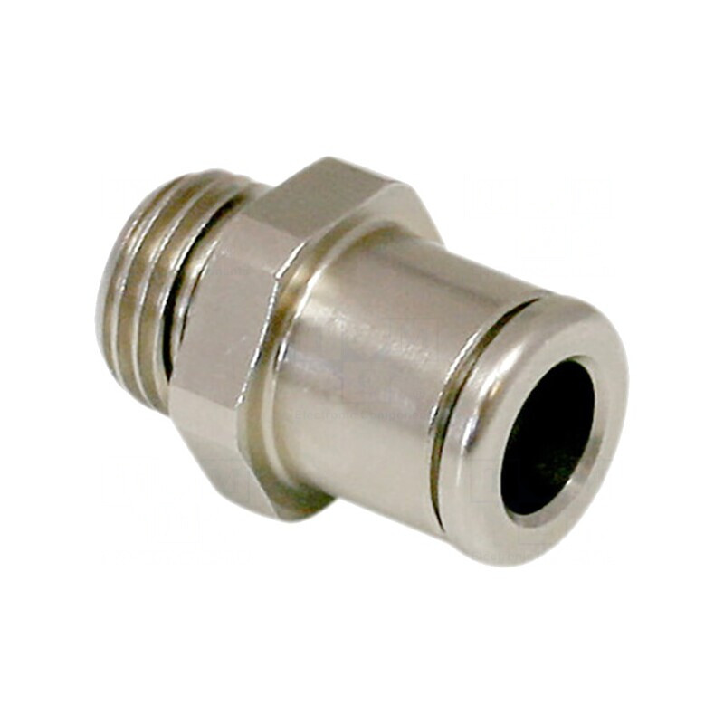Racord Push-In Drept 6mm Alamă Nichelată | Electronic-mag.ro | Componente Electronice
