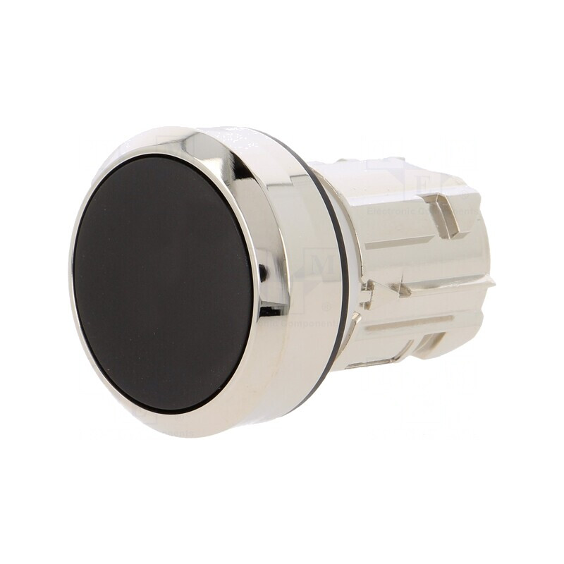 Comutator negru 22mm apăsare 1 poziție stabilă | Electronic-mag.ro | Componente Electronice