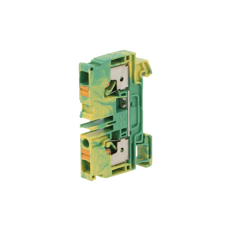 Conector Îmbinare Șine 6mm2 1P 2B Galben-Verde TS35 | Electronic-mag.ro | Componente Electronice Conector Îmbinare Șine 6mm2 1P 2B Galben-Verde TS35 | Electronic-mag.ro | Componente Electronice