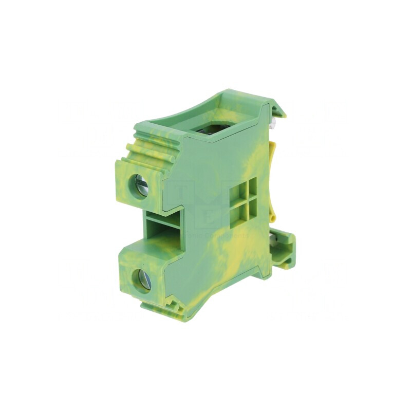 Îmbinare Șine 1,5-35mm2 2 Borne Galben-Verde | Electronic-mag.ro | Componente Electronice