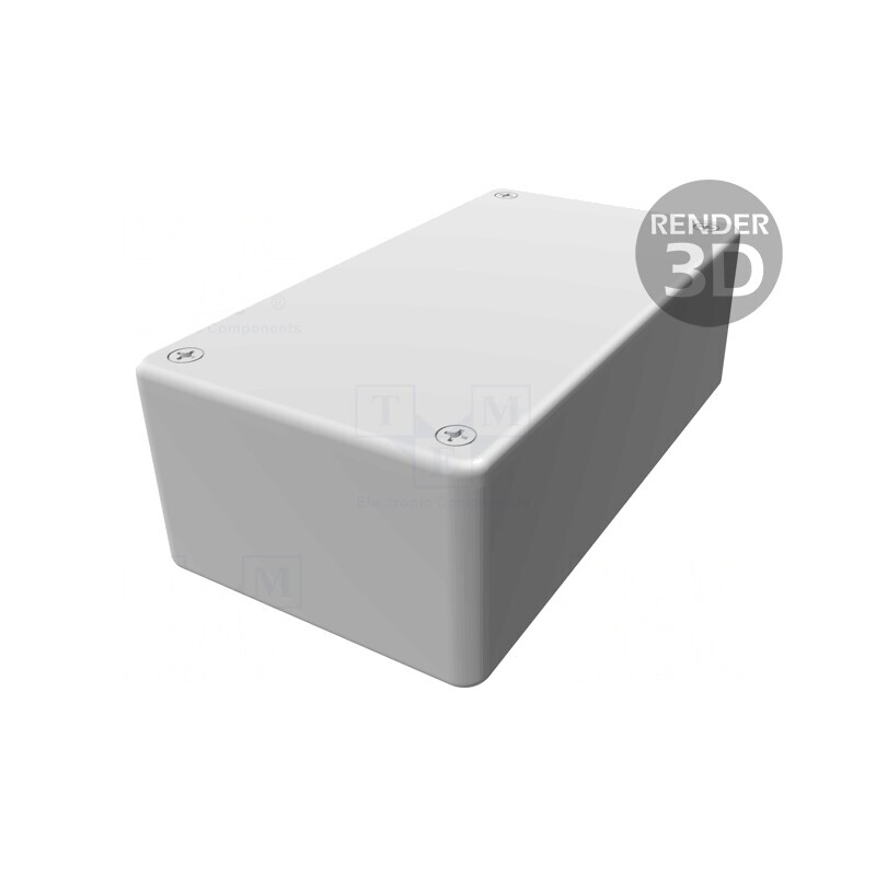 Carcasă Universală ABS Gri IP54 65x120x40mm | Electronic-mag.ro | Componente Electronice