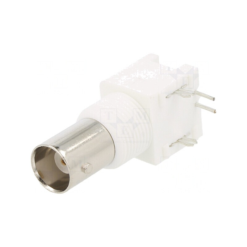 Soclu BNC 90° 50Ω THT Aurit | Electronic-mag.ro | Componente Electronice