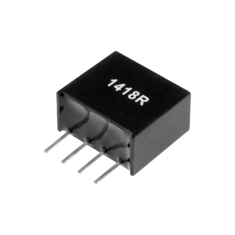 Convertor DC/DC 1W 4.5-5.5V la 9V 110mA SIP4 | Electronic-mag.ro | Componente Electronice