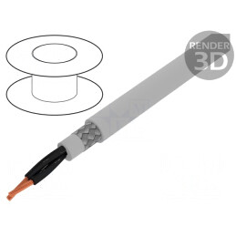 Cablu ÖLFLEX 191 CY PVC Gri 2x1.5mm2 | Electronic-mag.ro | Componente Electronice
