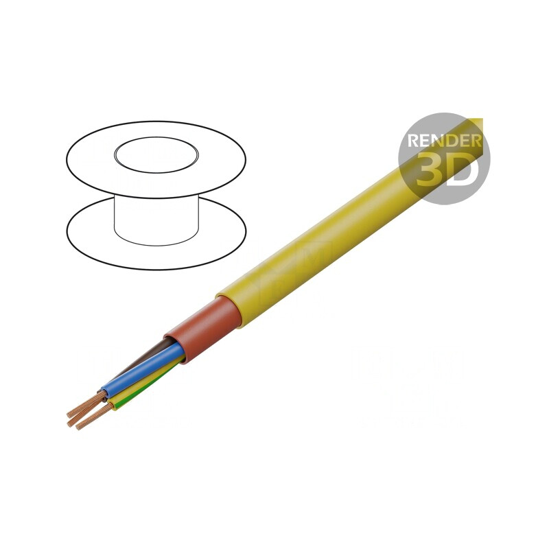 Cablu electric ÖLFLEX® 450 P 3G2,5mm2 300V/500V neecranat | Electronic-mag.ro | Componente Electronice