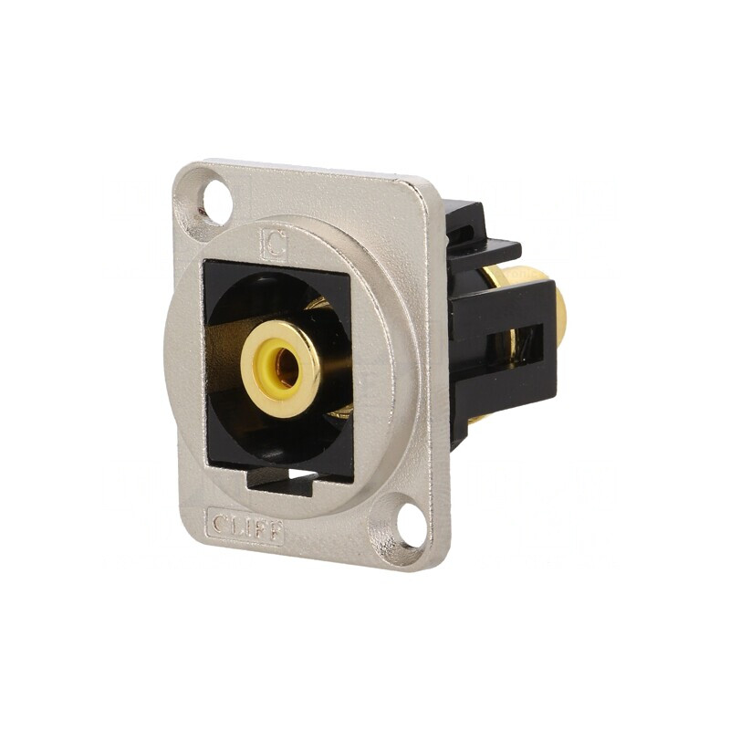 Adaptor RCA XLR Standard 19x24mm | Electronic-mag.ro | Componente Electronice