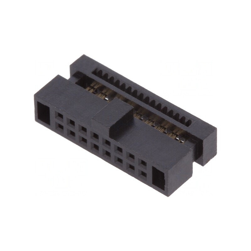 Mufă șiruri pini Minitek127 mamă 16 pini 1,27mm IDC | Electronic-mag.ro | Componente Electronice