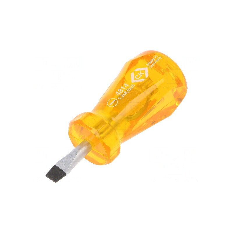 Șurubelniță Plată 6,5 mm Stubby 25 mm | Electronic-mag.ro | Componente Electronice