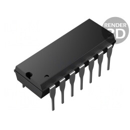 Potentiometru Digital 100kΩ SPI 8bit DIP14 THT | Electronic-mag.ro | Componente Electronice