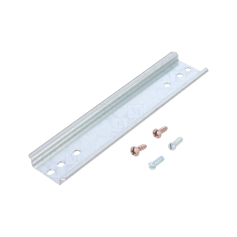 Șină DIN oțel 35mm x 7,5mm x 144mm pentru carcase | Electronic-mag.ro | Componente Electronice