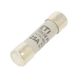 Siguranţă gPV 25A 1000VDC cilindrică 10.3x38mm | Electronic-mag.ro | Componente Electronice