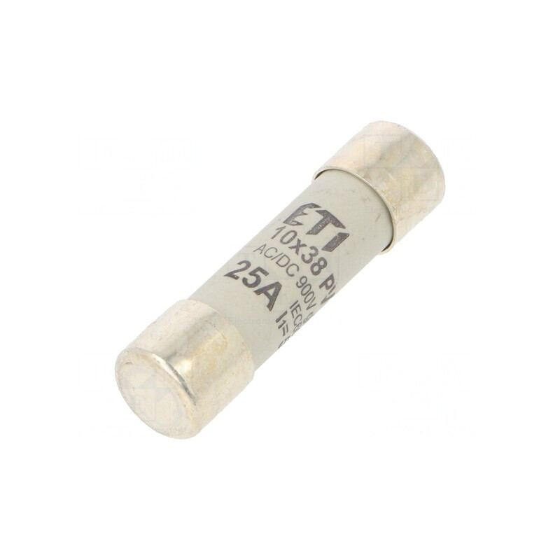 Siguranţă gPV 25A 1000VDC cilindrică 10.3x38mm | Electronic-mag.ro | Componente Electronice