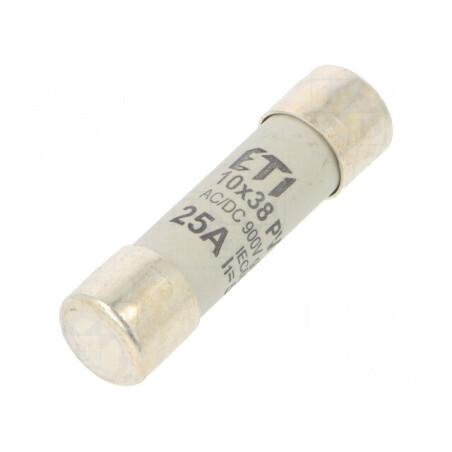 Siguranţă gPV 25A 1000VDC cilindrică 10.3x38mm | Electronic-mag.ro | Componente Electronice