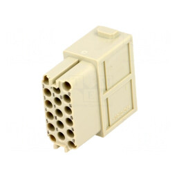 Conector HDC Modul Mamă Han-Modular 17PIN Fără Contacte | Electronic-mag.ro | Componente Electronice
