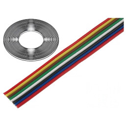 Cablu Bandă TLWY 6x0,5mm2 PVC Cu Neecranat | Electronic-mag.ro | Componente Electronice