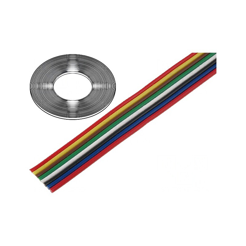 Cablu Bandă TLWY 6x0,5mm2 PVC Cu Neecranat | Electronic-mag.ro | Componente Electronice