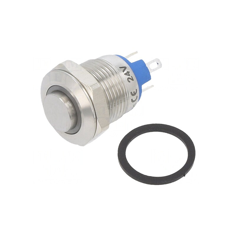 Comutator Anti-Vandalism IP65 Ø12mm 2A 36VDC | Electronic-mag.ro | Componente Electronice