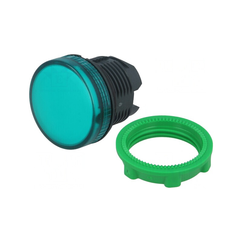 Lumină de control verde 22mm IP66 Harmony XB5 | Electronic-mag.ro | Componente Electronice