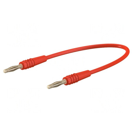 Cablu de măsurare neizolat 10A 75mm roșu | Electronic-mag.ro | Componente Electronice