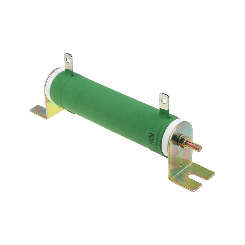 Rezistor bobinat 1kΩ 80W cu ochiuri | Electronic-mag.ro | Componente Electronice