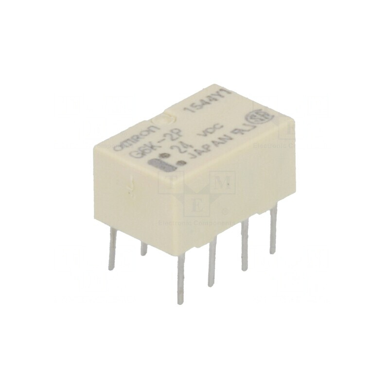 Releu Electromagnetic DPDT 24VDC 1A | Electronic-mag.ro | Componente Electronice