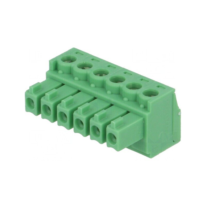 Regletă Conexiuni Deconectabilă 3.81mm 6 Pini | Electronic-mag.ro | Componente Electronice