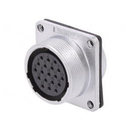 Soclu WS mamă 19 pini montare panou | Electronic-mag.ro | Componente Electronice