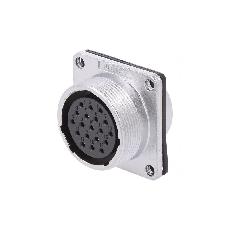 Soclu WS mamă 19 pini montare panou | Electronic-mag.ro | Componente Electronice