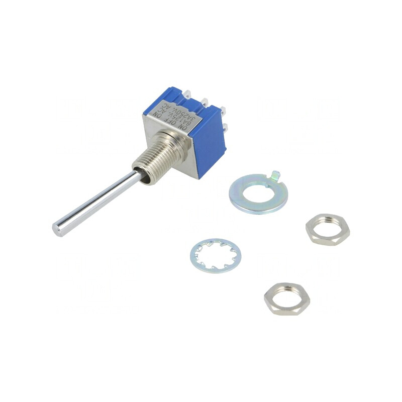 Comutator Basculant DP3T ON-OFF-ON 6A 125VAC | Electronic-mag.ro | Componente Electronice