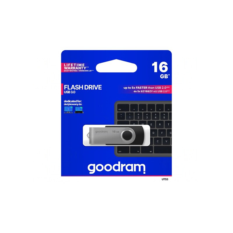 Memorie USB 3.0 16GB Neagră | Electronic-mag.ro | Componente Electronice