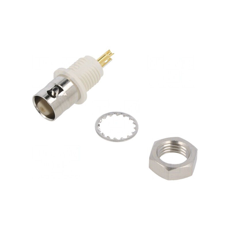 Soclu BNC Mamă Aurit 50Ω | Electronic-mag.ro | Componente Electronice