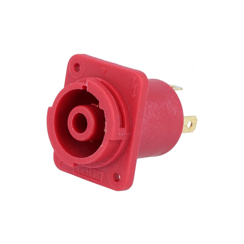 Conector Circular CLIFFCON 20A 4 Pini 4,8mm Lipire | Electronic-mag.ro | Componente Electronice