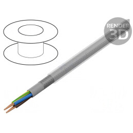 Cablu ÖLFLEX CLASSIC 100 CY 4x1.5mm² PVC Transparent/Gri | Electronic-mag.ro | Componente Electronice