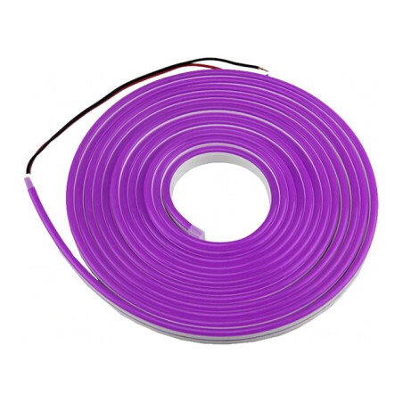 Bandă LED NEON Mov 24V IP65 8W/m | Electronic-mag.ro | Componente Electronice