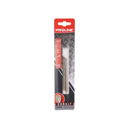 Burghiu Metal 5mm HSS-Co 2buc. | Electronic-mag.ro | Componente Electronice