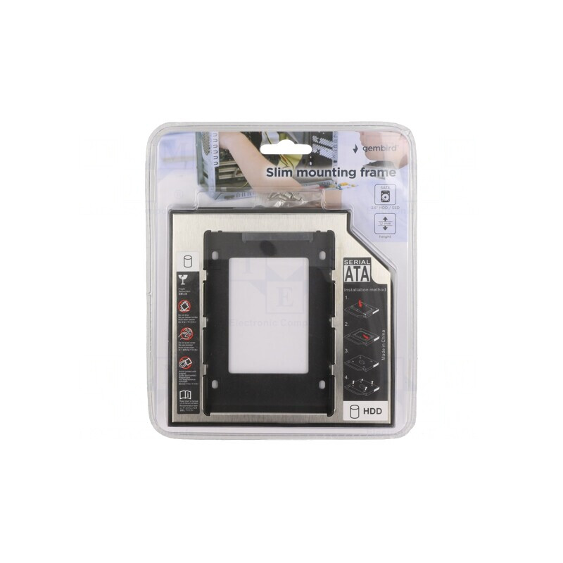 Carcasă Hard Discuri 2.5 Metalică 130x127x12.7mm | Electronic-mag.ro | Componente Electronice