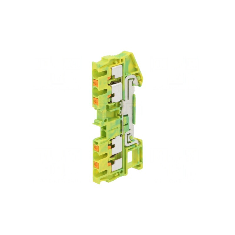 Conector de Șine 0,14-4mm2 1 Pistă 4 Borne Galben-Verde | Electronic-mag.ro | Componente Electronice Conector de Șine 0,14-4mm2 1 Pistă 4 Borne Galben-Verde | Electronic-mag.ro | Componente Electronice