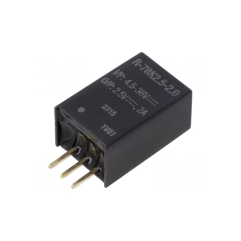 Convertor DC/DC 4,5-36V la 2,5V 2A SIP3 THT | Electronic-mag.ro | Componente Electronice Convertor DC/DC 4,5-36V la 2,5V 2A SIP3 THT | Electronic-mag.ro | Componente Electronice